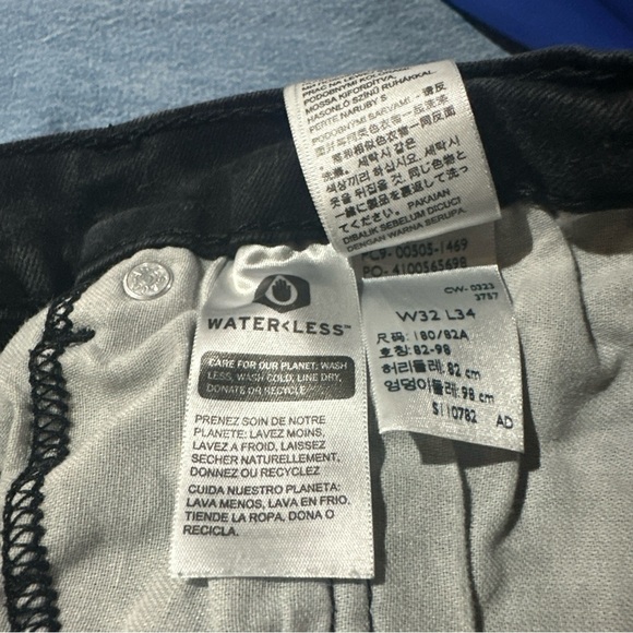 Levi’s 505 Men’s Regular Fit Black Denim 32x34 - Picture 9 of 10